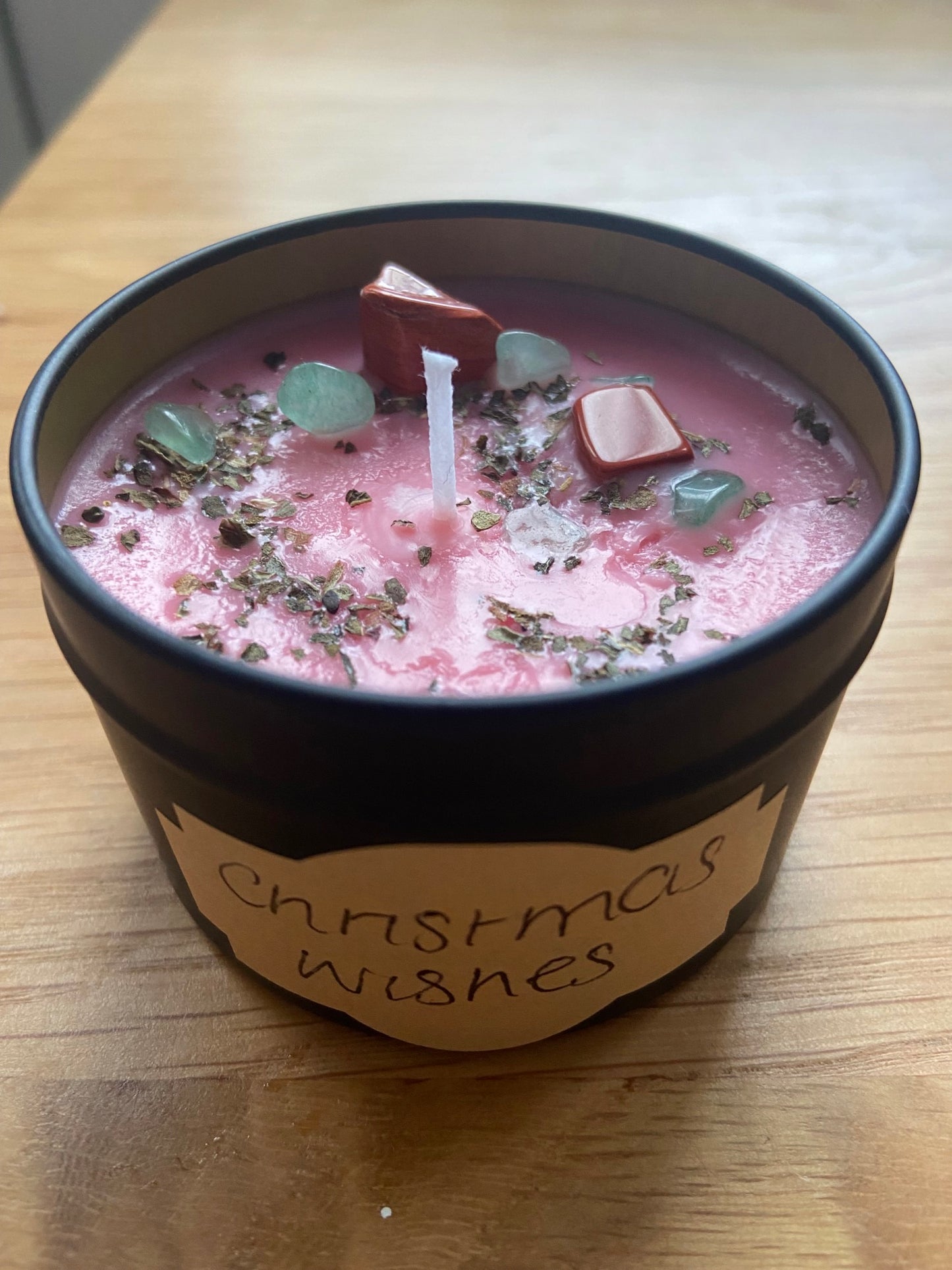 Christmas Wishes Spell Candle