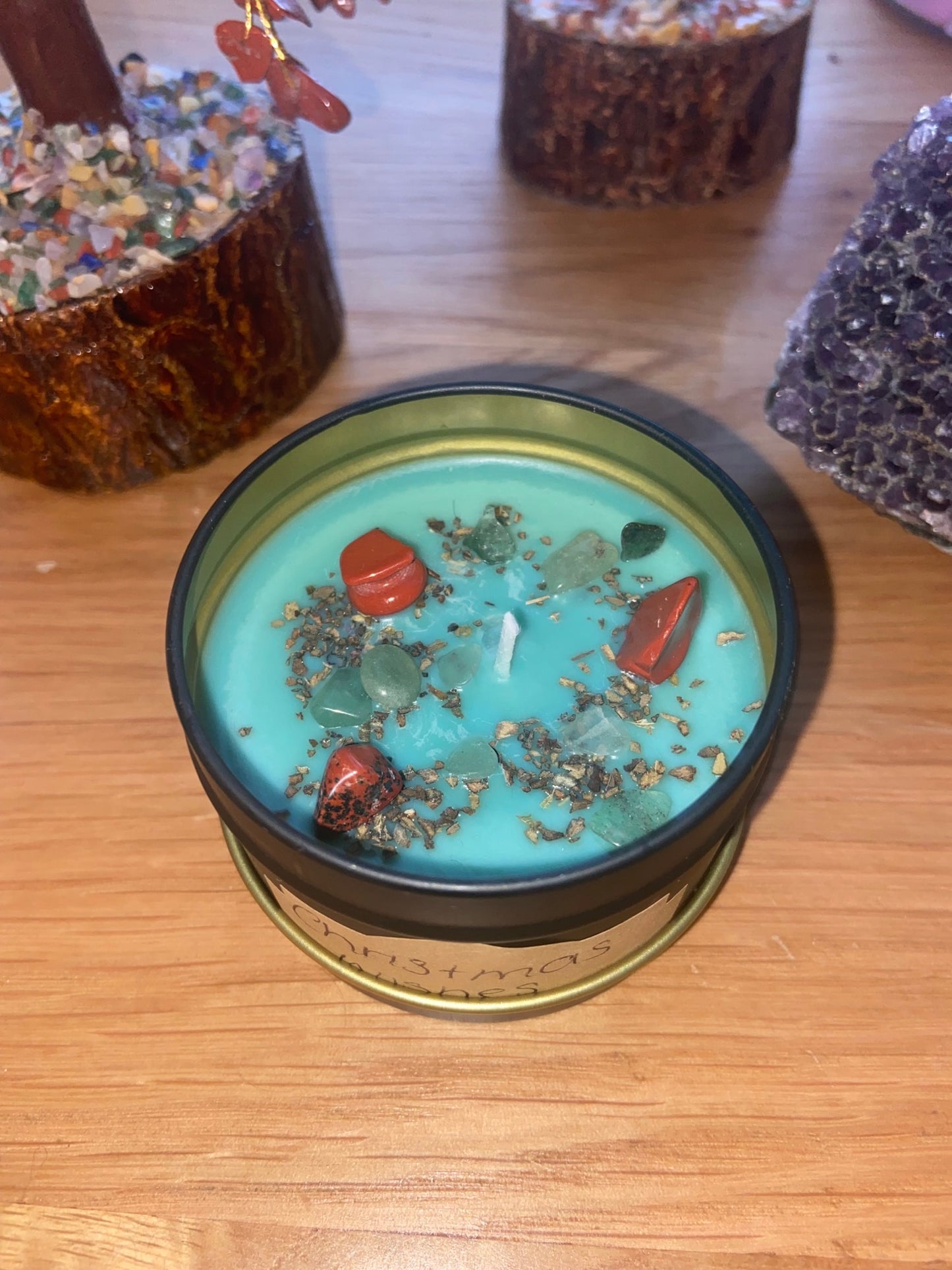 Christmas Wishes Spell Candle