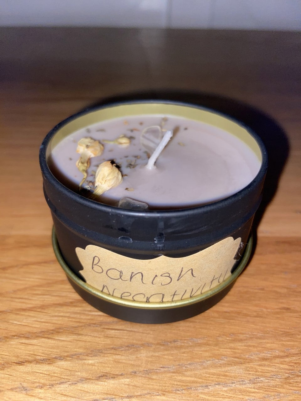 Banishing Negativity Spell Candle